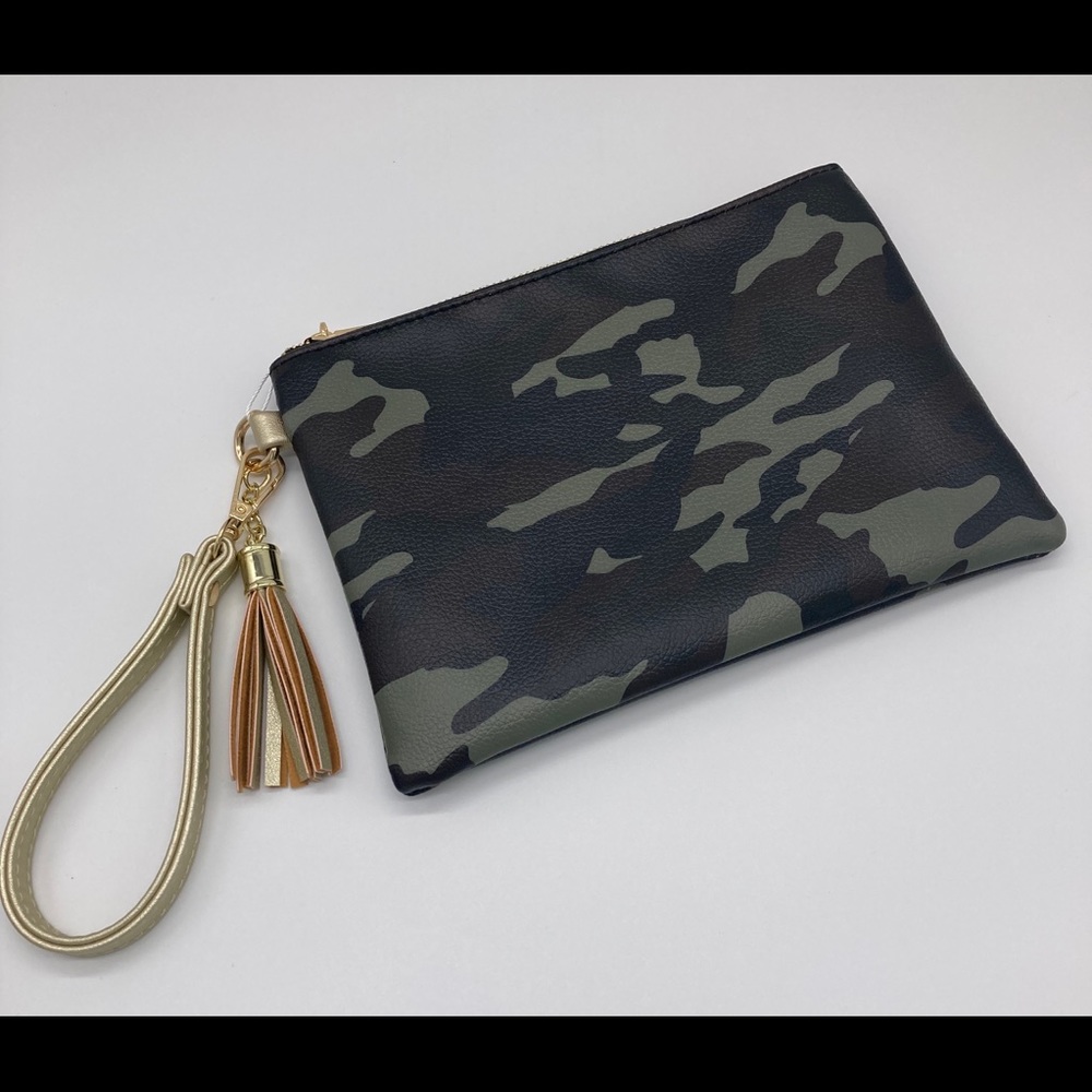 Camo Wristlet